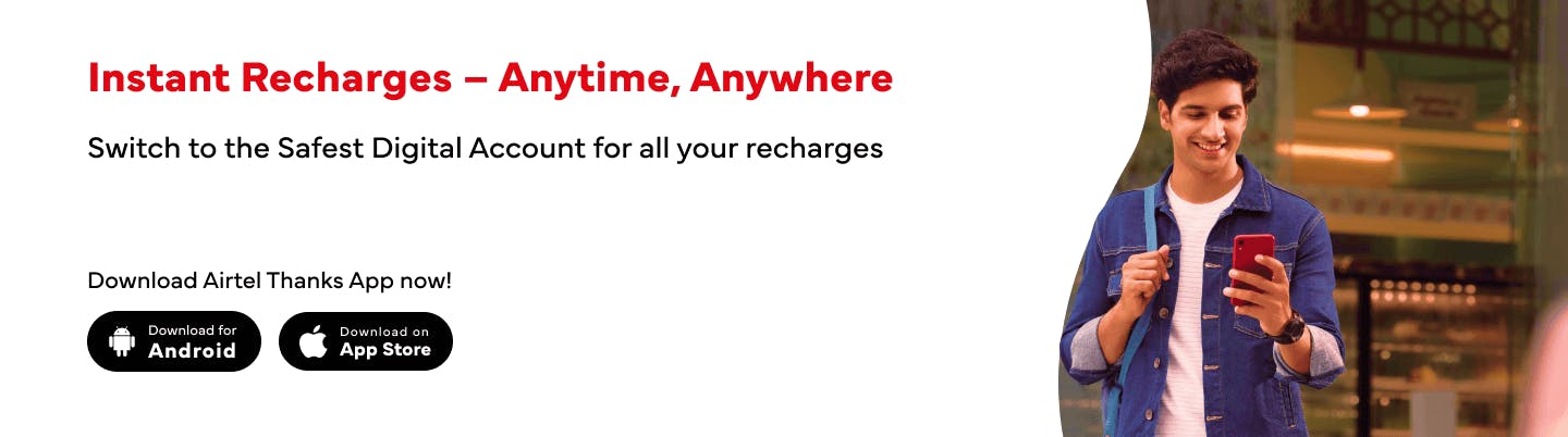 Online Mobile Recharge - Airtel Prepaid Mobile Recharge Plans, Offers